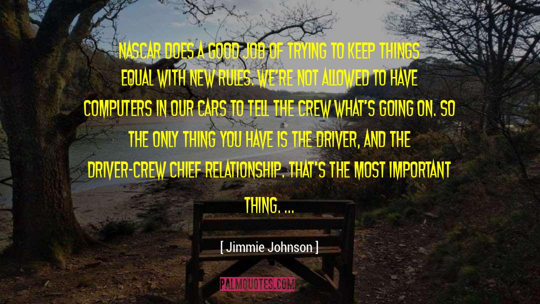 Netiquette Rules quotes by Jimmie Johnson