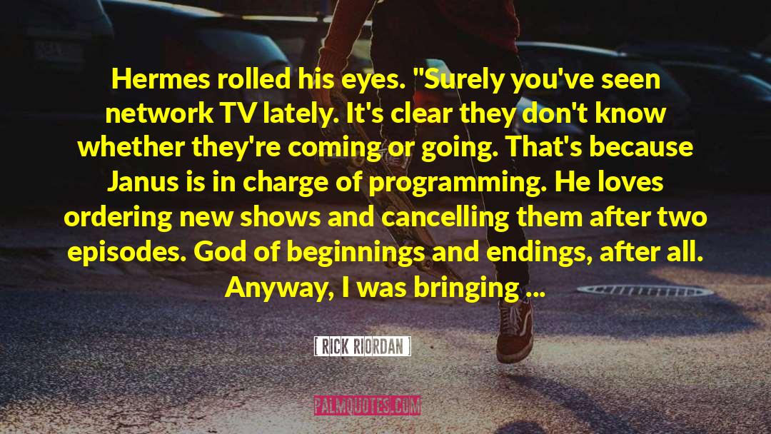 Network And Golf quotes by Rick Riordan