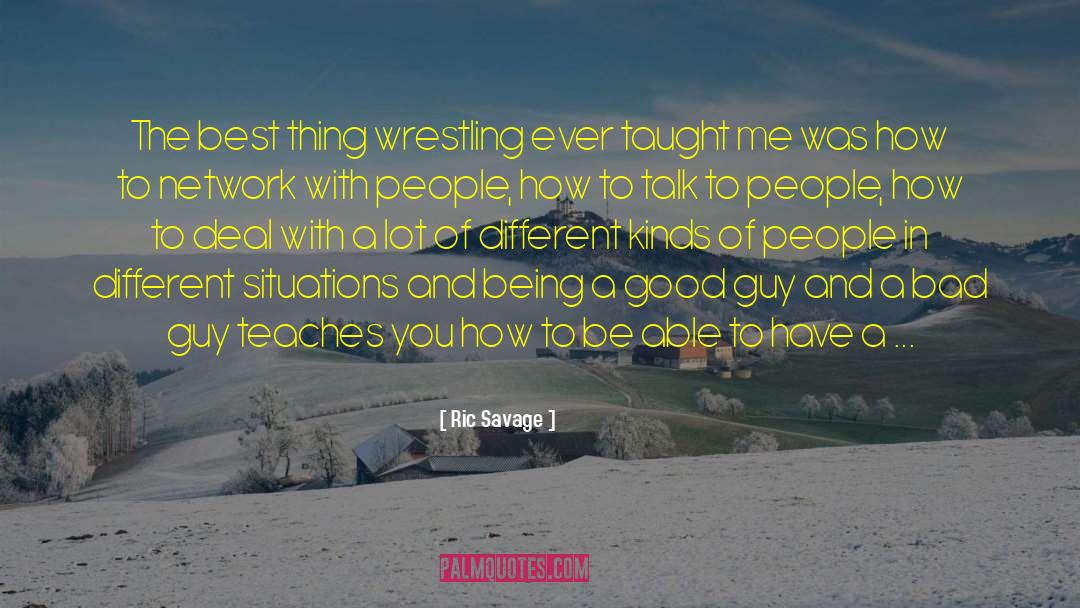 Network Etiquette quotes by Ric Savage