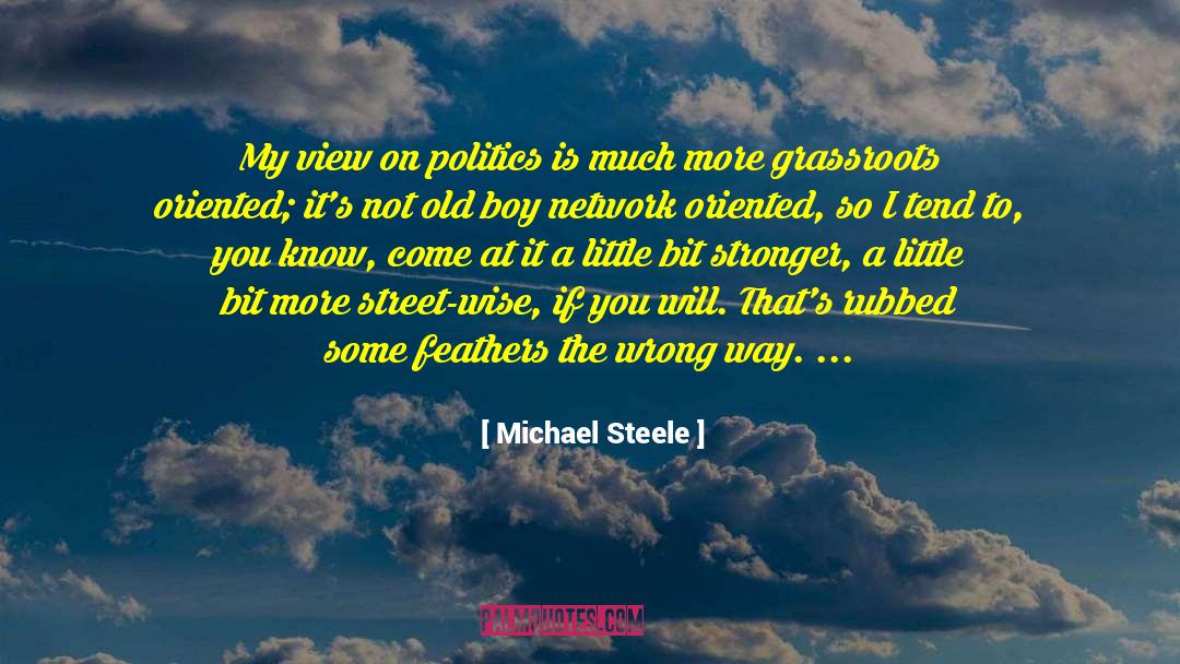 Network Golf quotes by Michael Steele