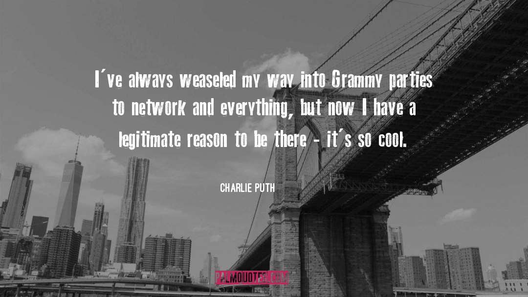 Network quotes by Charlie Puth