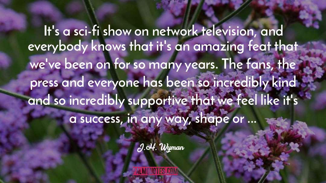 Network quotes by J.H. Wyman