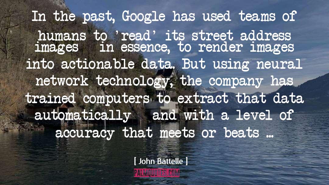 Network Theory quotes by John Battelle