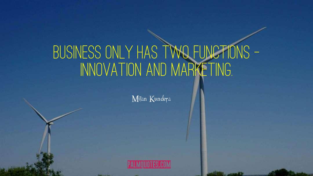 Networking Marketing quotes by Milan Kundera