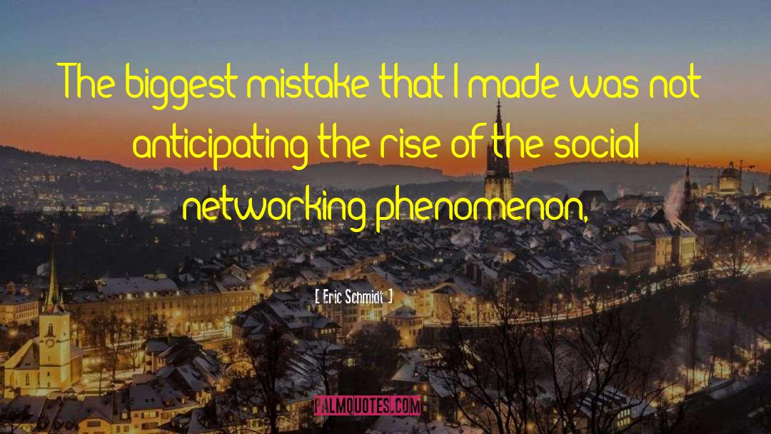 Networking quotes by Eric Schmidt