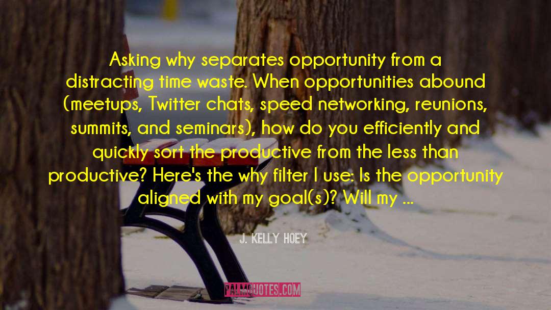 Networking quotes by J. Kelly Hoey