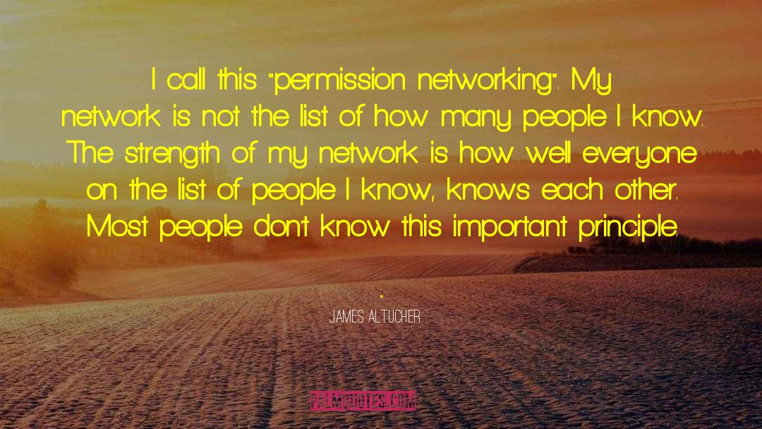 Networking quotes by James Altucher