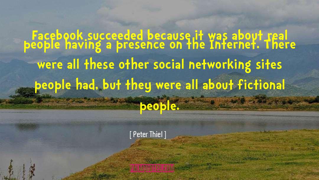 Networking quotes by Peter Thiel