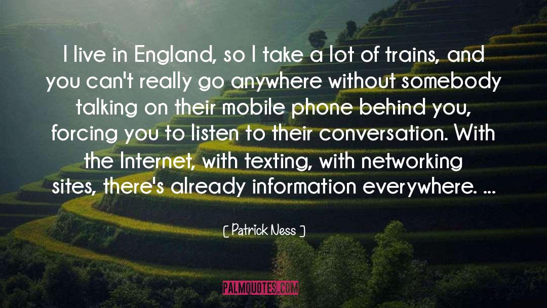Networking Sites quotes by Patrick Ness