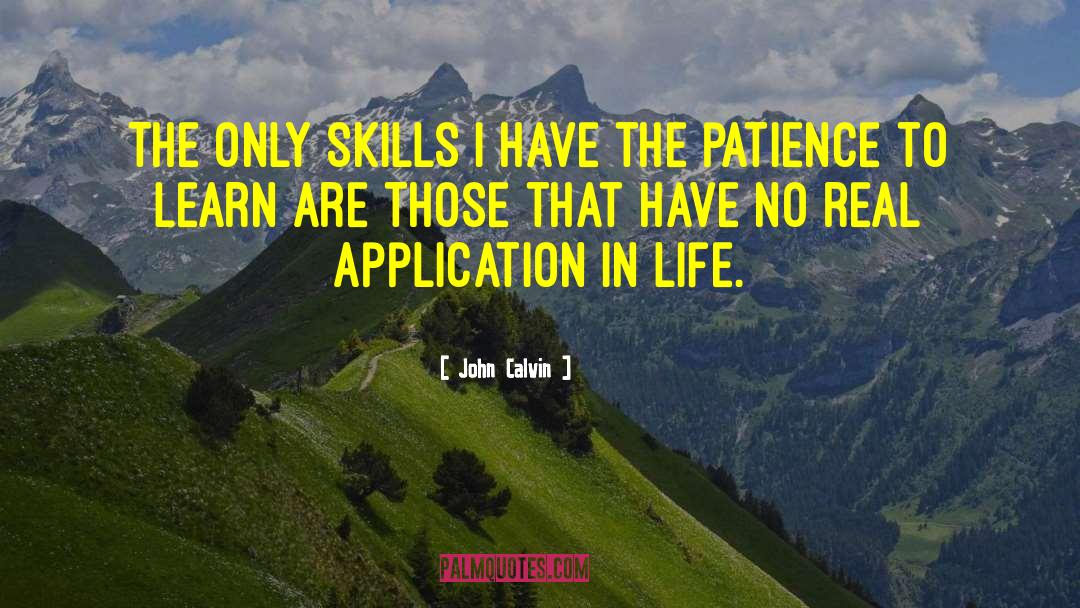 Networking Skills quotes by John Calvin