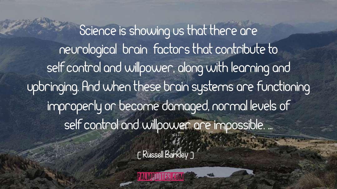 Neurological quotes by Russell Barkley