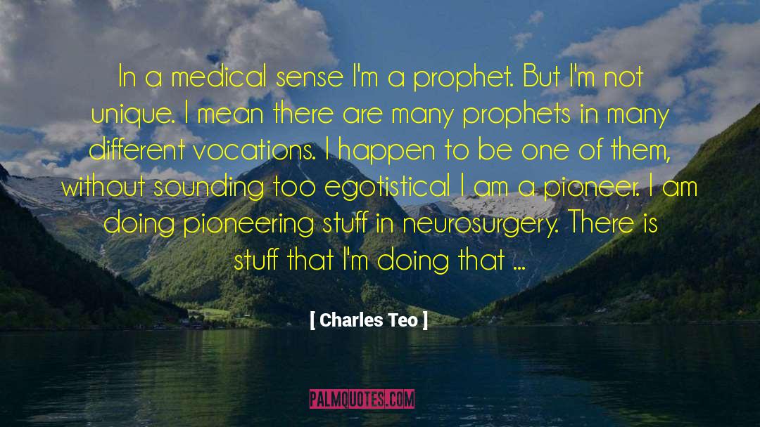 Neurosurgery quotes by Charles Teo