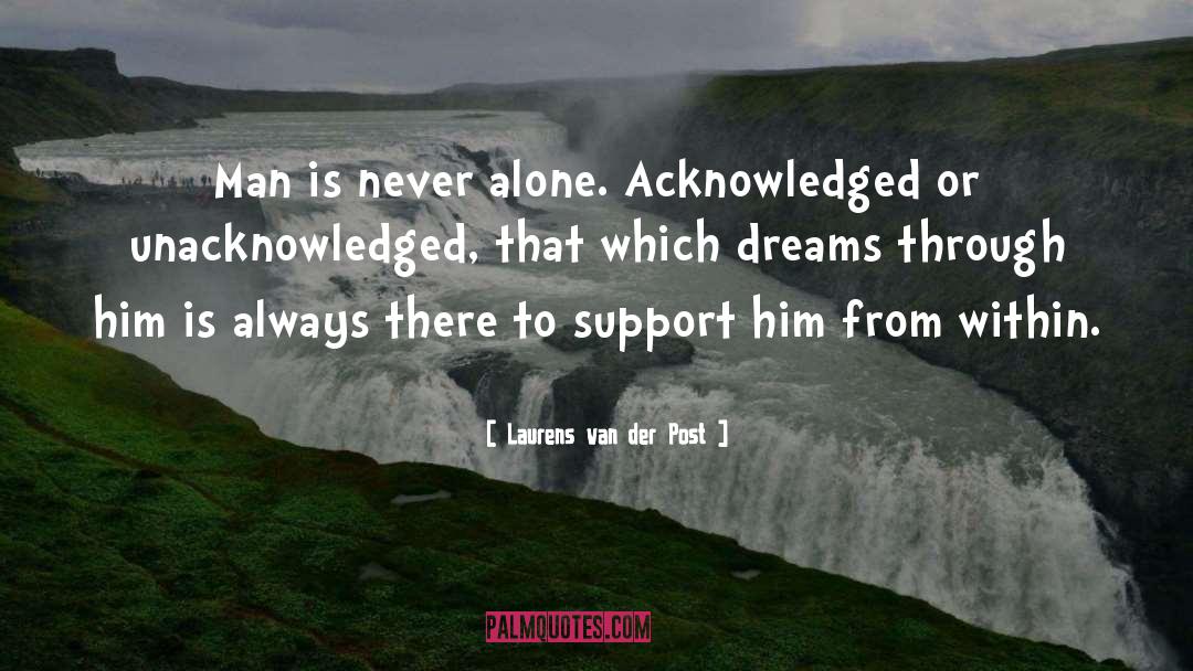 Never Alone quotes by Laurens Van Der Post