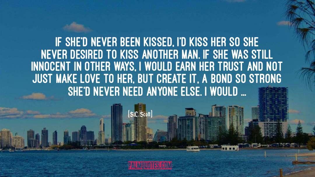 Never Been Kissed quotes by S.L. Scott