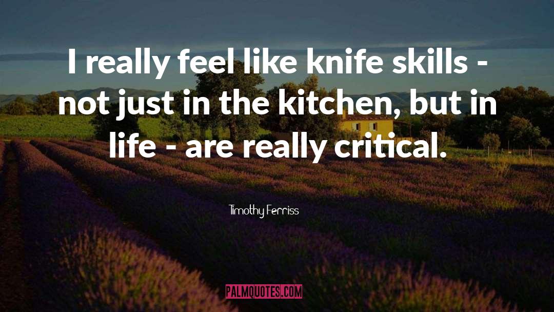 Never Bring A Knife To A Gunfight quotes by Timothy Ferriss