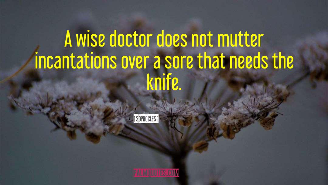 Never Bring A Knife To A Gunfight quotes by Sophocles