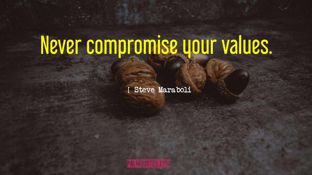 Never Compromise quotes by Steve Maraboli