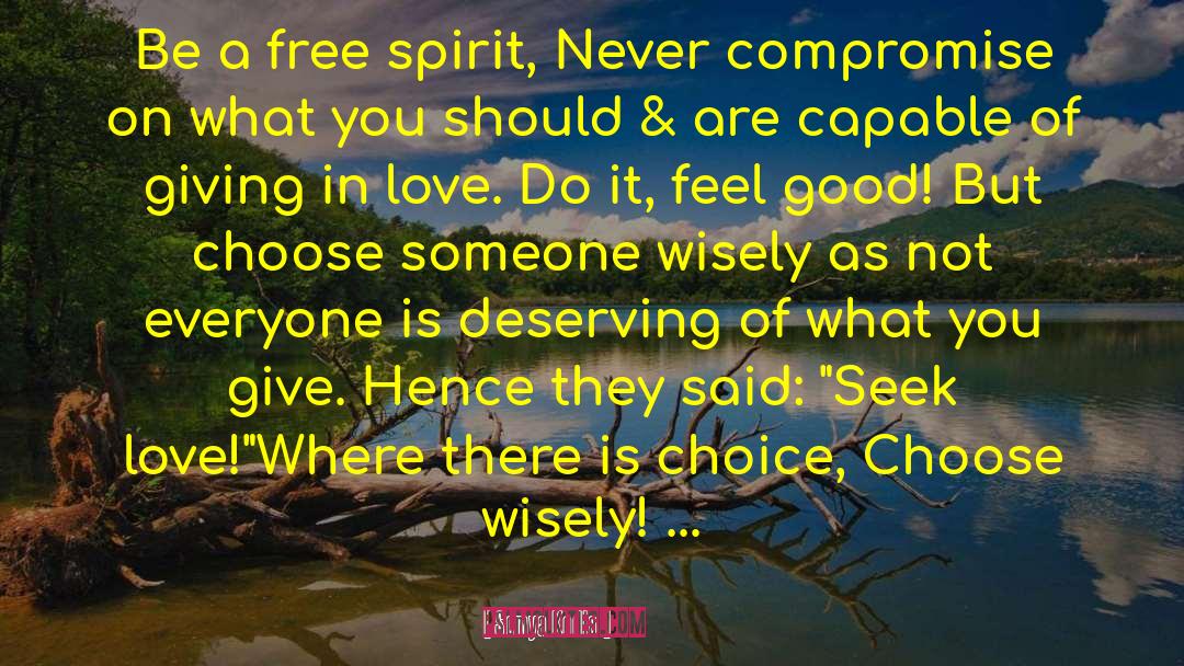 Never Compromise quotes by Somya Kedia