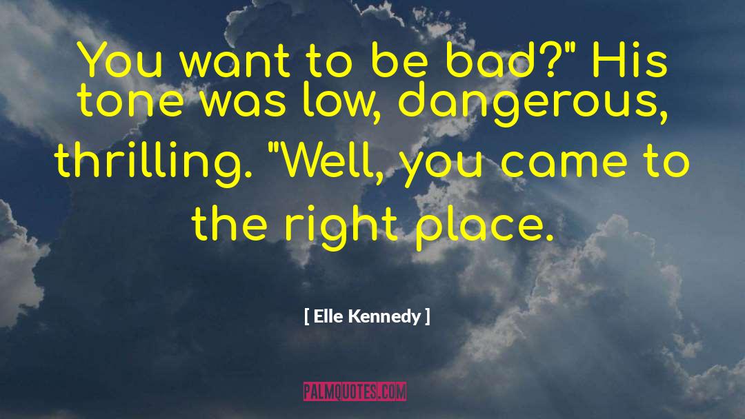 Never Dangerous To You quotes by Elle Kennedy