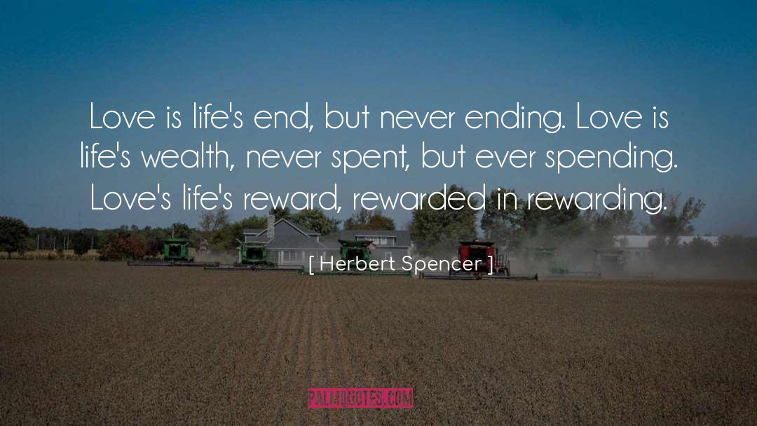 Never Ending quotes by Herbert Spencer