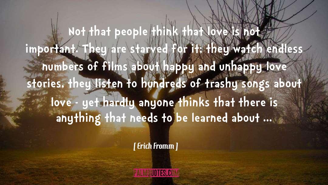 Never Endless Love quotes by Erich Fromm
