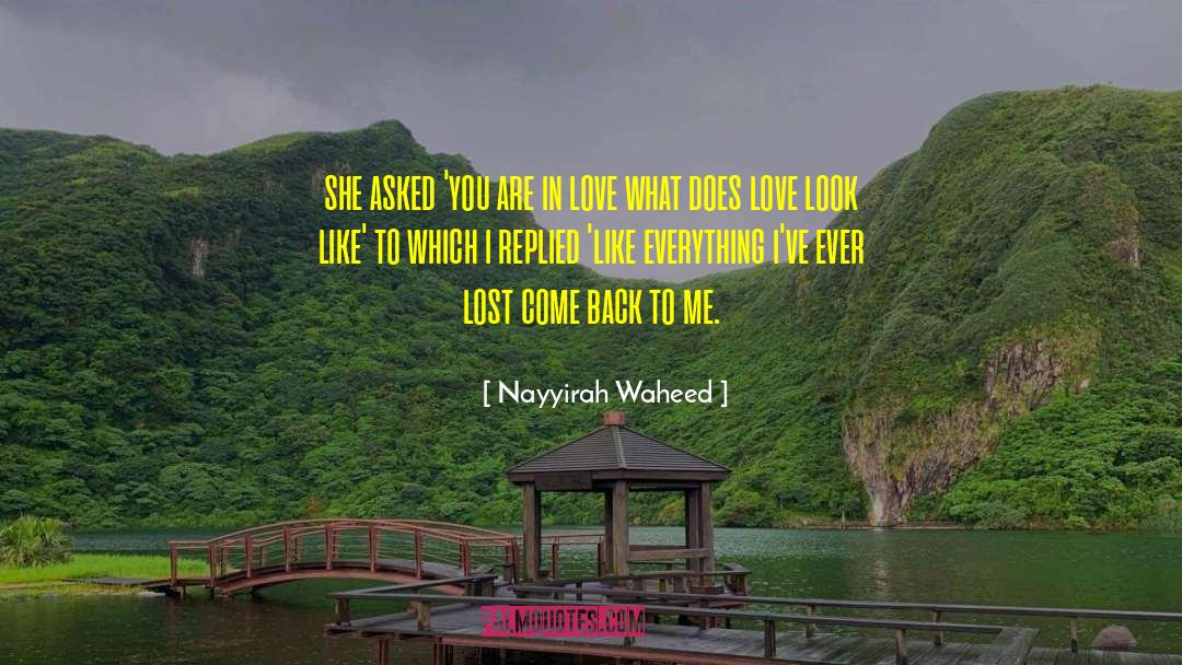 Never Ever Look Back quotes by Nayyirah Waheed