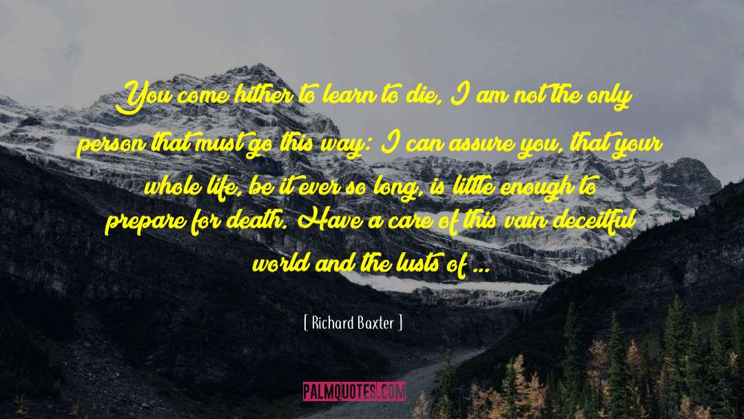 Never Fear quotes by Richard Baxter