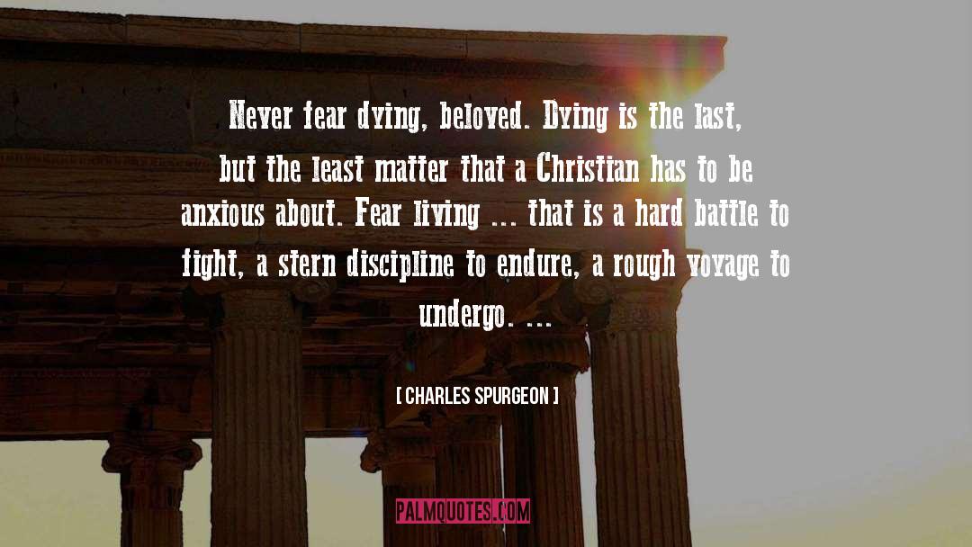 Never Fear quotes by Charles Spurgeon