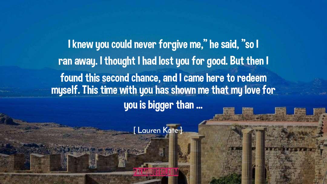 Never Forgive quotes by Lauren Kate