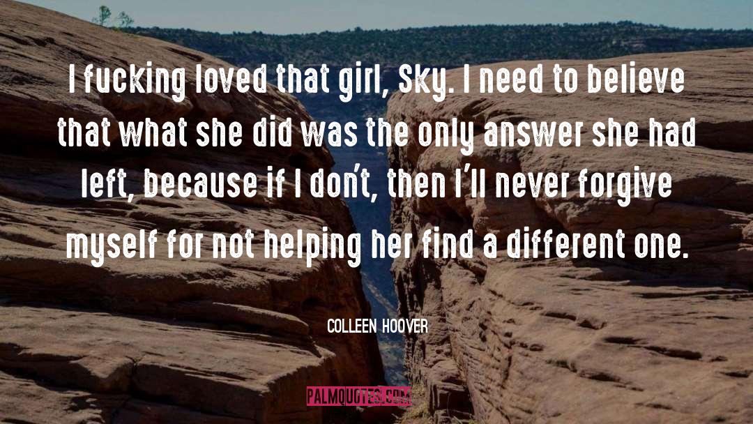 Never Forgive quotes by Colleen Hoover