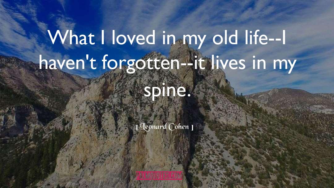 Never Forgotten Love quotes by Leonard Cohen