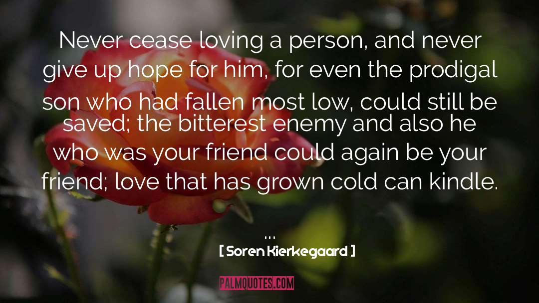 Never Give Up Hope quotes by Soren Kierkegaard