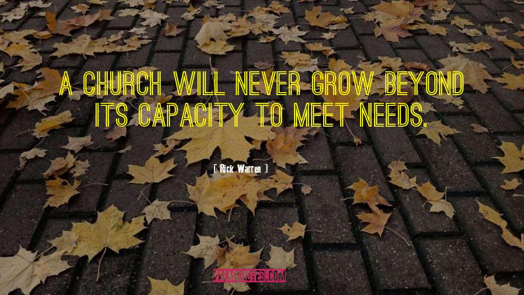 Never Grow quotes by Rick Warren