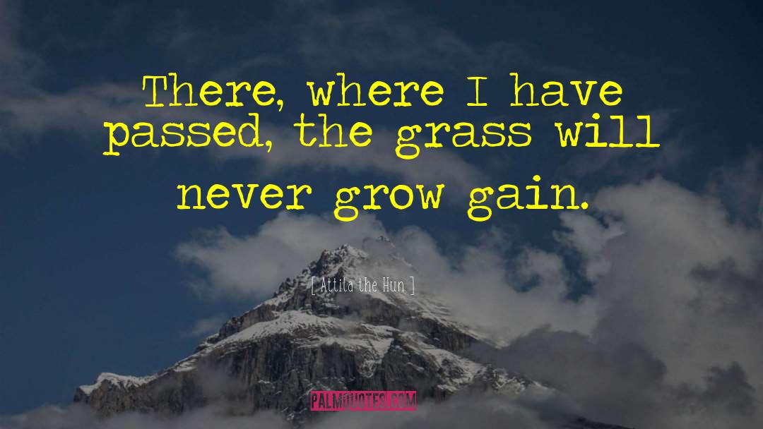 Never Grow quotes by Attila The Hun