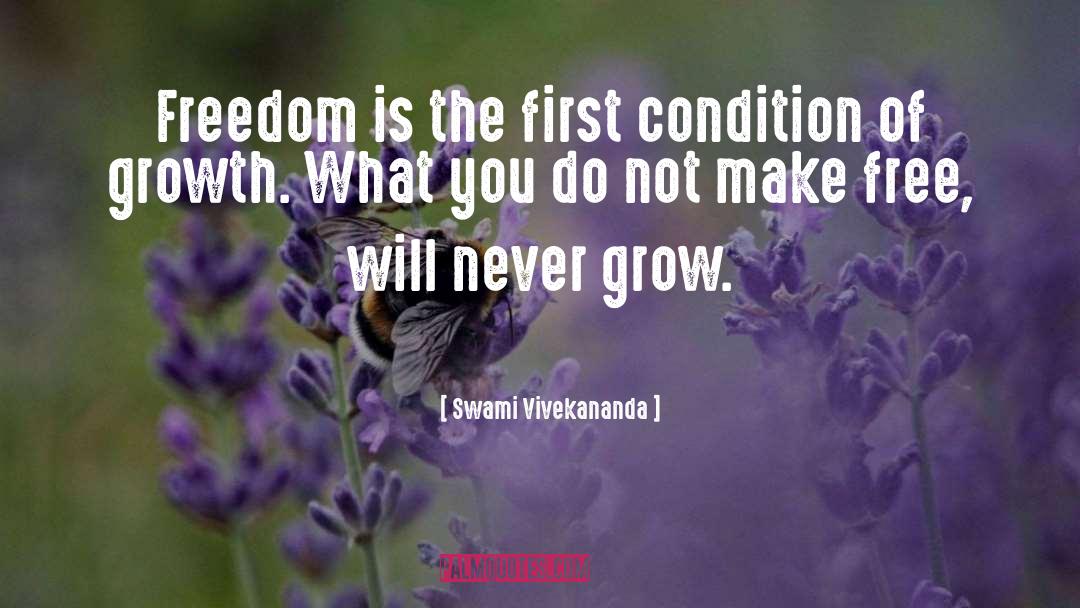 Never Grow quotes by Swami Vivekananda