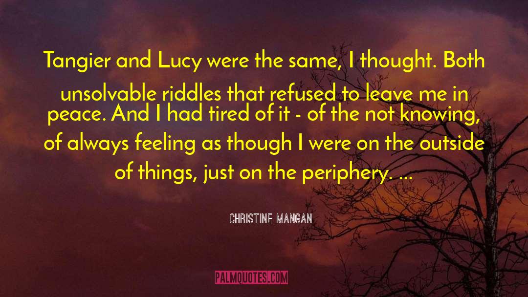 Never Leave Me quotes by Christine Mangan