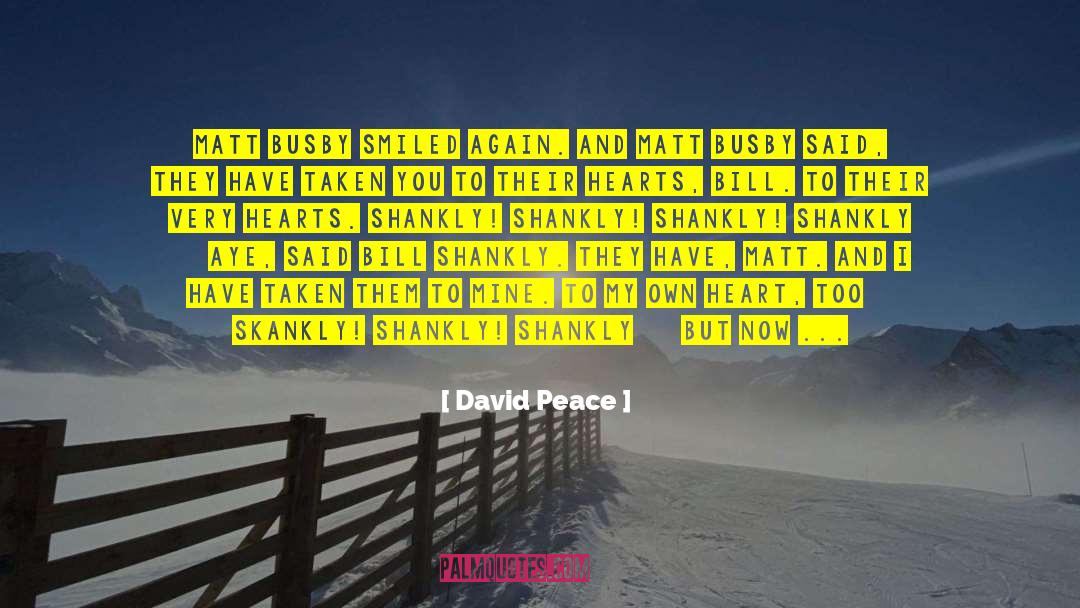 Never Leave quotes by David Peace