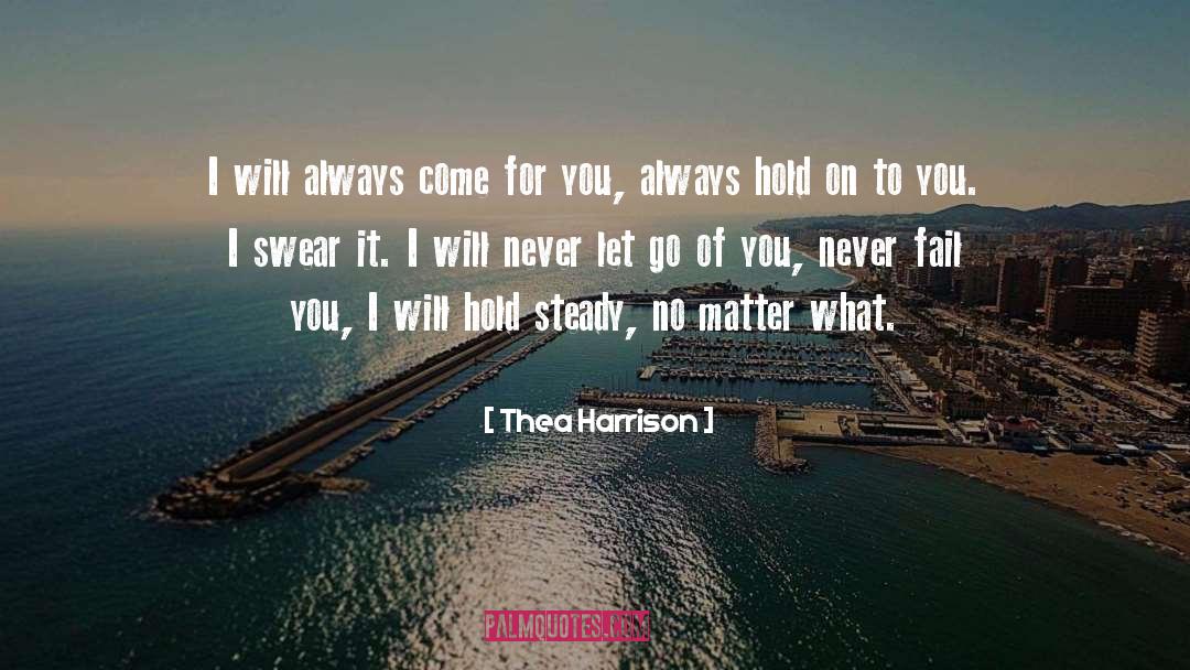 Never Let Go quotes by Thea Harrison