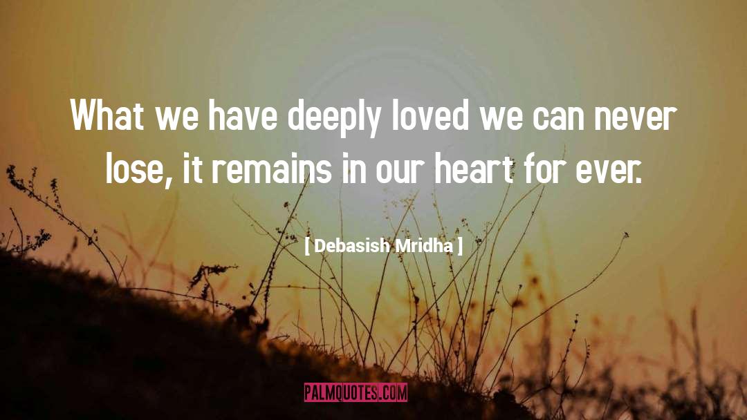 Never Lose Heart quotes by Debasish Mridha