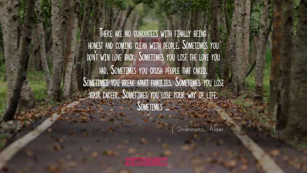 Never Lose Heart quotes by Shannon L. Alder