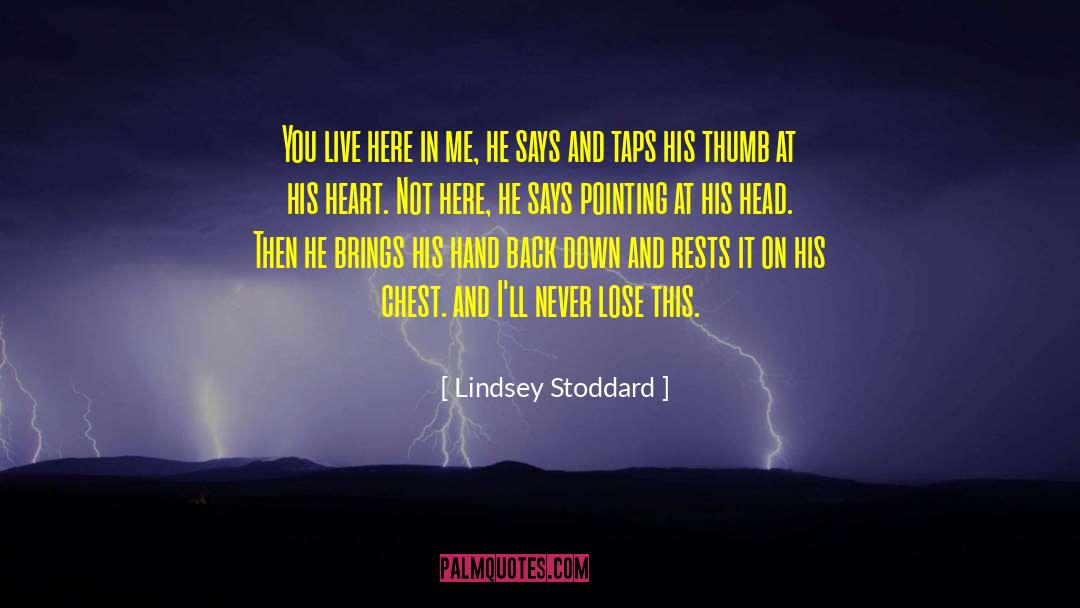 Never Lose Heart quotes by Lindsey Stoddard