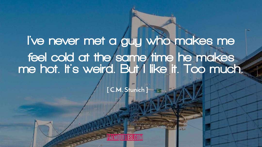 Never Met quotes by C.M. Stunich