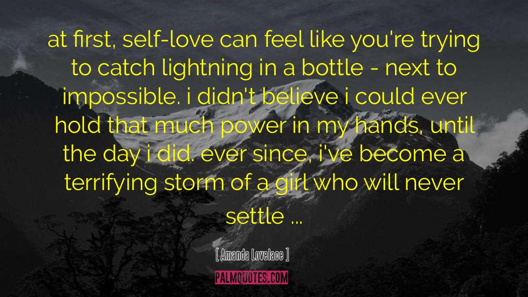 Never Settle quotes by Amanda Lovelace