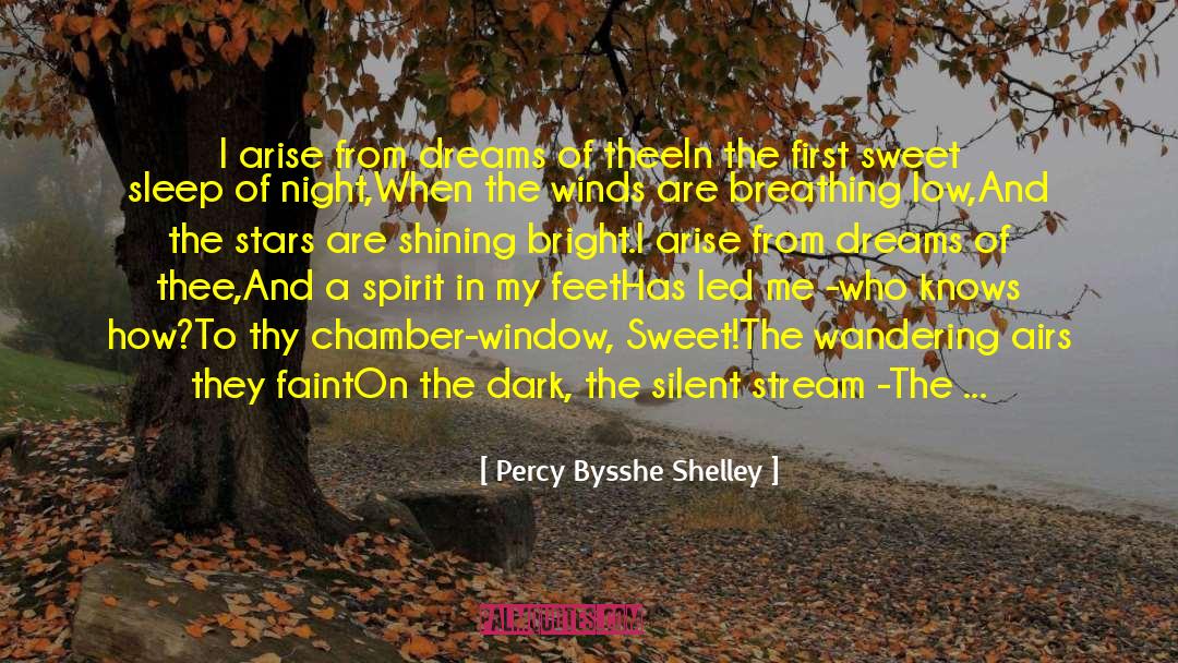 Never Sleep Again quotes by Percy Bysshe Shelley