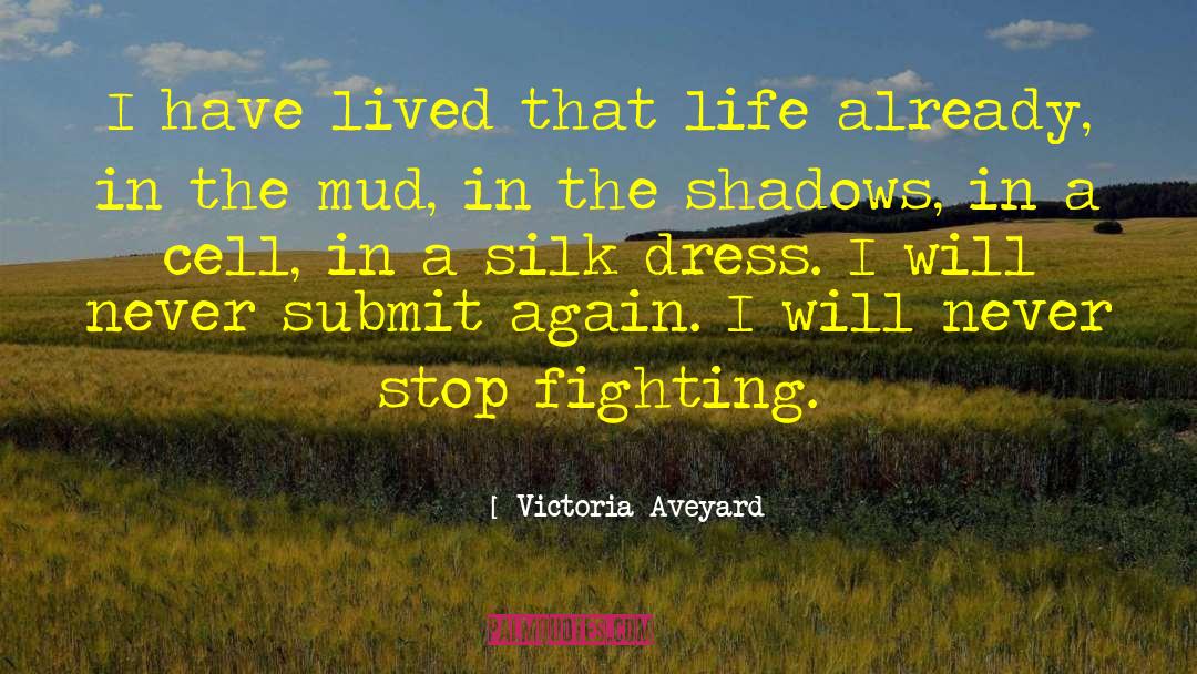 Never Stop Fighting quotes by Victoria Aveyard