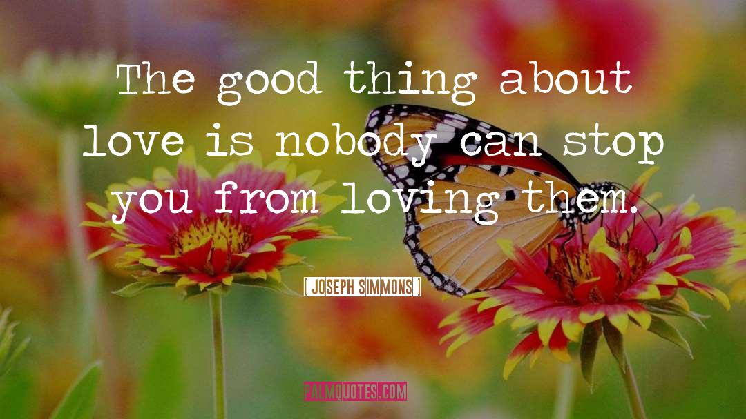 Never Stop Loving You quotes by Joseph Simmons