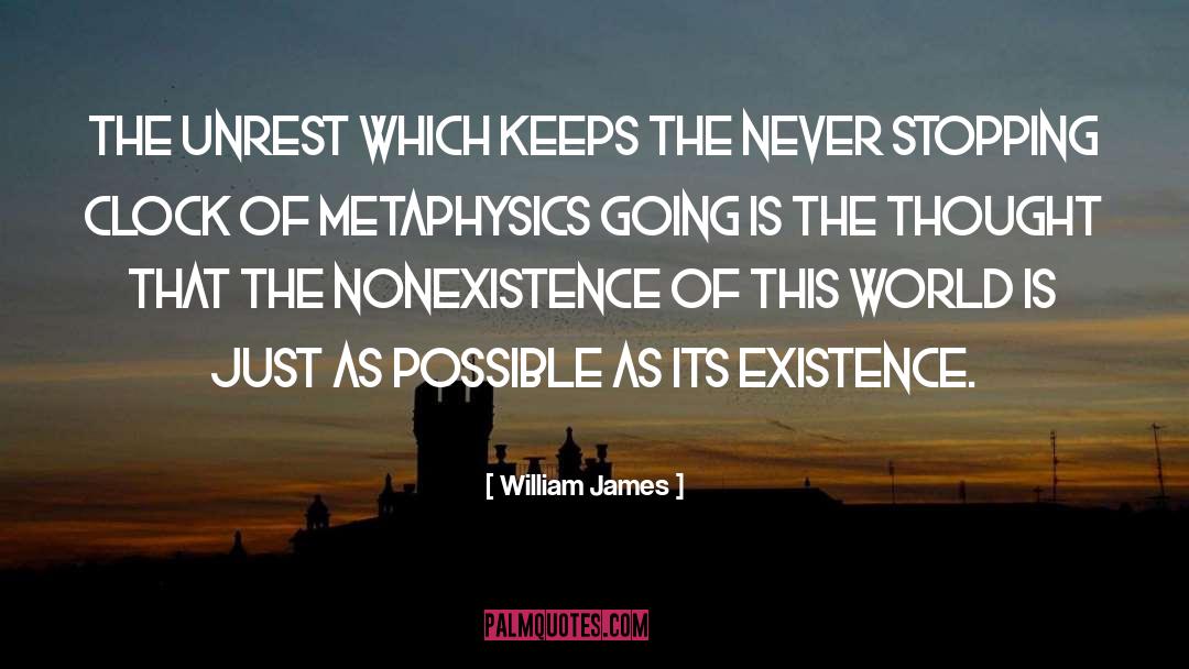 Never Stopping quotes by William James