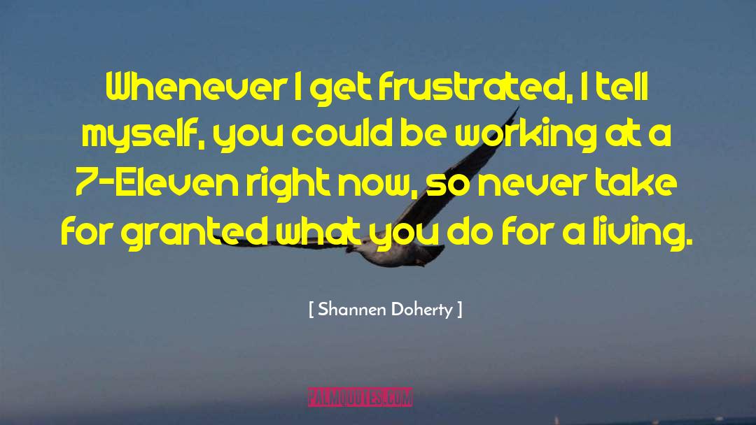 Never Take For Granted quotes by Shannen Doherty