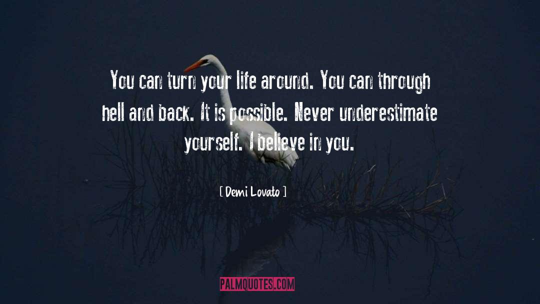 Never Underestimate quotes by Demi Lovato