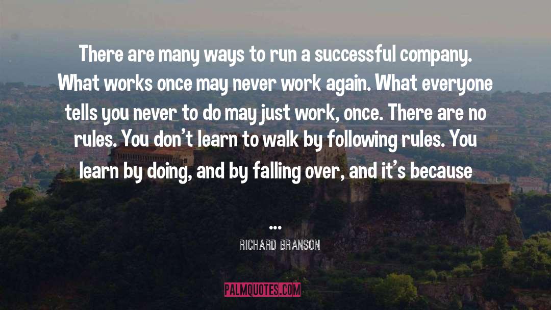 Never Work quotes by Richard Branson